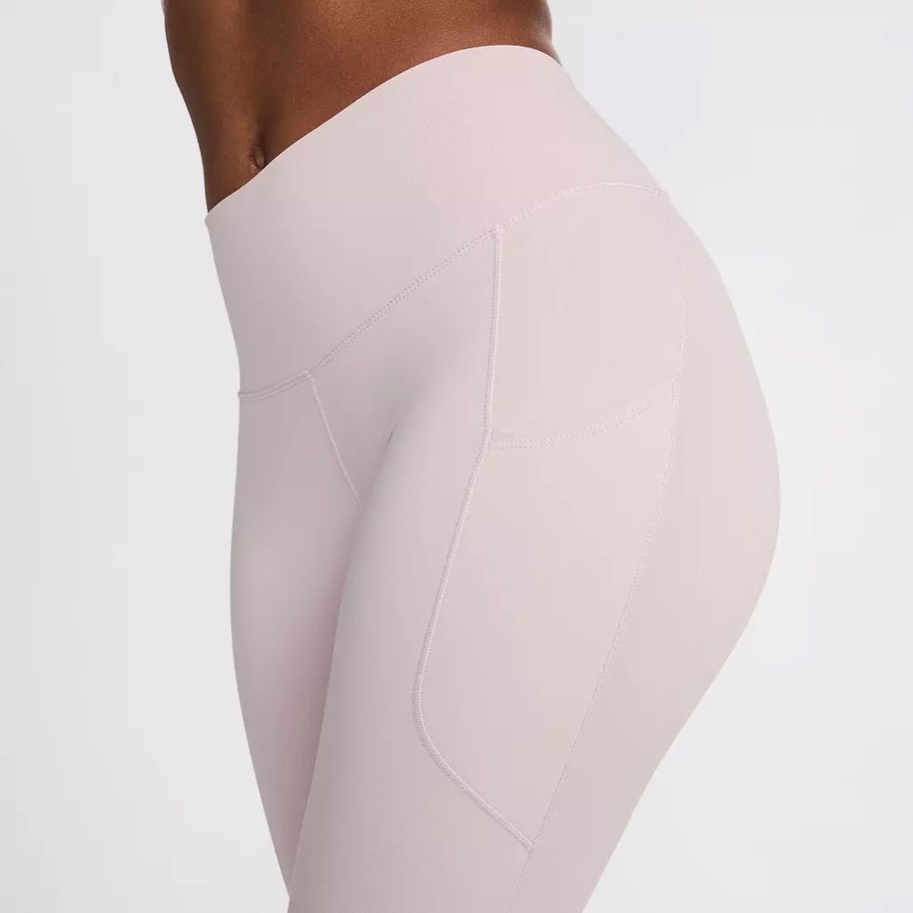 New size Nike Women's One High-Waisted 7/8 Leggings with Pockets - Picture 4 of 7